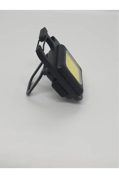 abnturk Mini Projektör Fener Flaşör Ve çok  Fonksiyonlu Mini Led Lamba Anahtarlık USB Şarjlı Genel Yaşam Ürü - 7