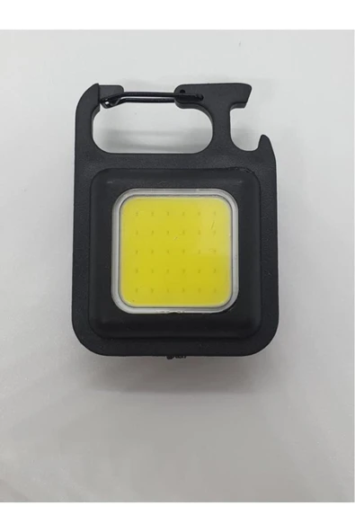 abnturk Mini Projektör Fener Flaşör Ve çok  Fonksiyonlu Mini Led Lamba Anahtarlık USB Şarjlı Genel Yaşam Ürü - 3