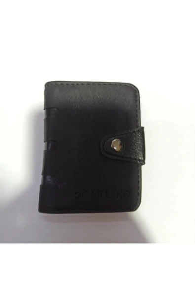 abnturk Çıtçıtlı Suni Deri 20 Kartlık Kredi Kart Cüzdanı 10 Cm X 8 Cm - 2