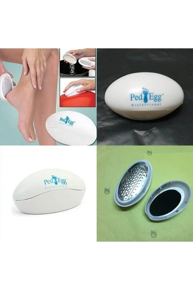 IDM AQUA MANİKÜR Ped Egg Ayak Rendesi Topuk Nasır Temizleme Ayak Bakım Törpüsü Ped Egg Ayak Törpüsü Ped Egg Törpü - 7