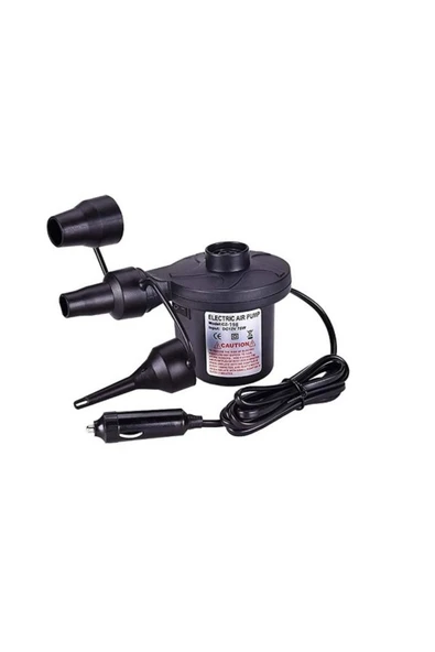 abnturk Elektric Air Pump 12v Çakmaklık Girişli Hava Pompası Şişme Yatak Bot Simit Koltuk Deniz Yatak Pompa