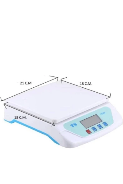 abnturk Kalem Pilli Dijital Terazi 30kg Kapasite 1gr Hassas Satış,mutfak,imalata Ideal Adaptör Takılabilir - 2