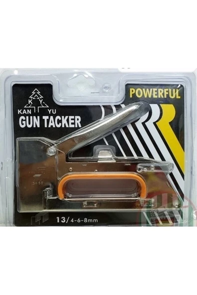 Kan Yu Gun Tacker Orjinal Mekanik Zımba Tabancası 13/4-6-8 Mm