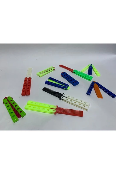 abnturk Kelebek Şeklinde Plastik Tarak Saç Tarağı - 3