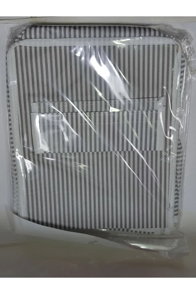 abnturk 4 Bölmeli Kumaş Gardolap Içi Eşya Düzenleyici 24x29x54cm Çıtçıtlı Katlanabilir Kullanışlı Organizer - 2