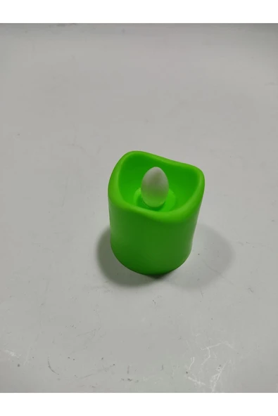 abnturk 1 Adet Renkli Led Mumlar 3cm Yanmaz Kokmaz Renkli Çocuklu Ve Hayvanlı Aileler Için En Uygunu - 3