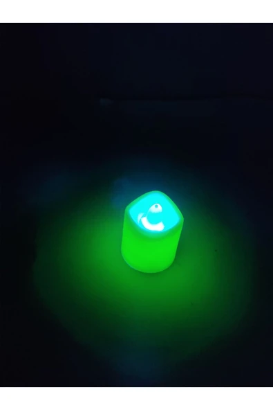 abnturk Renkli Led Mumlar 3cm Yanmaz Kokmaz Renkli Çocuklu Ve Hayvanlı Aileler Için En Uygunu - 4