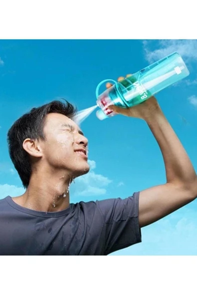 abnturk Pembe Kelley Serinleten Spreyli Suluk Kırılmayan Matara 600ML Özel Gıda Saplam Özel Pet - 3
