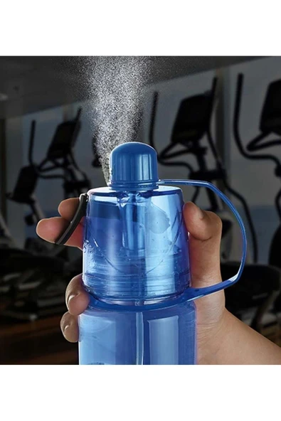 abnturk Pembe Kelley Serinleten Spreyli Suluk Kırılmayan Matara 600ML Özel Gıda Saplam Özel Pet - 5