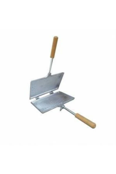 abnturk Her Ocağın Üzerine Kolay Isınan Ekmek Kızartma Döküm Alüminyum Ocaküstü Tost Makine Sade Pratik Gril - 2