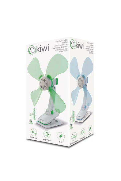 abnturk Kfan 7604 Masaüstü Mini Vantilatör Yeşil - 2
