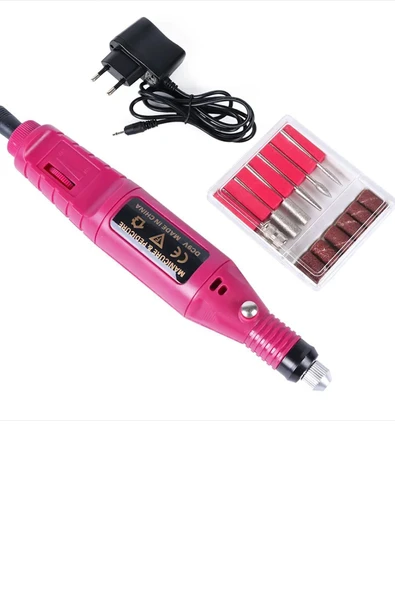 abnturk Elektrikli Tırnak Törpü Seti Manikür Pedikür Protez Tırnak Ayak Nasır Ve Mantar Makinesi - 6