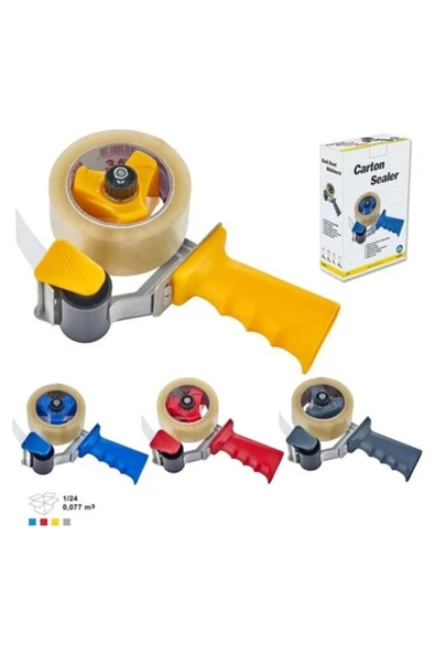 BULDUK Koli Bant Makinesi Koli Bant Kesme Makinası 55 Mm Bant Genişliği - Profesyonel Bantlama Makinesi