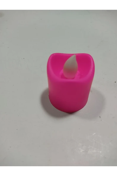 abnturk Renkli Led Mumlar 3cm Yanmaz Kokmaz Renkli Çocuklu Ve Hayvanlı Aileler Için En Uygunu - 5