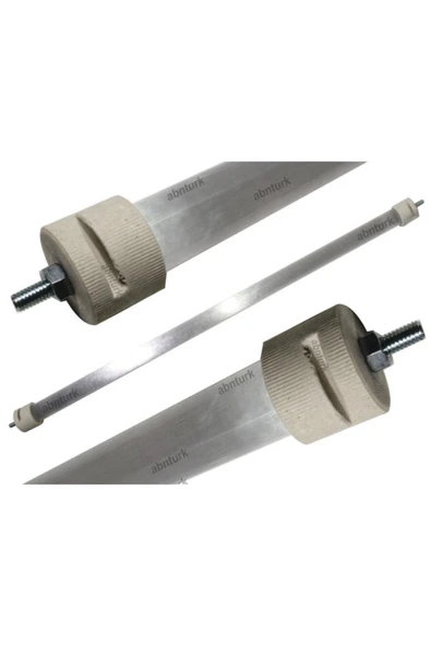 abnturk Hermodel Infrared Soba Için 2500w Rezistans Teli+55cm Cam Taş Başlıklı Montajlı 1.kalite Yedek Parça