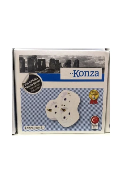 Konza Golyat 3'lü Priz Topraklı Papatya Çoğaltıcı - 3