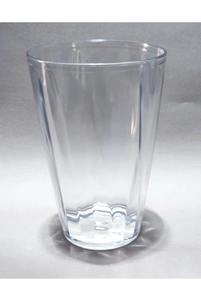 abnturk 6 Adet Kırılmaz Bardak 400ml Kırılmayan Meşrubat Su Bardağı En Kalite Çizilmeyez Ultra Lüks Akrilik - 3