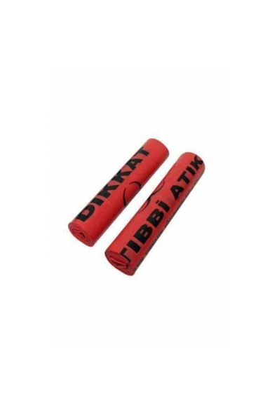 abnturk Tıbbi Atık Poşeti Jumbo Boy 80x110cm 800 gr Tıbbi Atık Çöp Torbası Kırmızı - 2