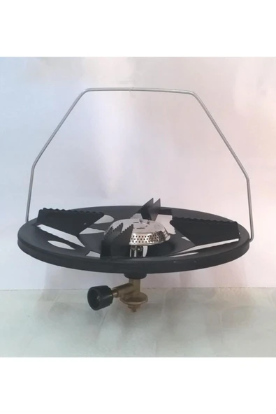 abnturk Gri Tüp Piknik Ocak Başlığı Kamp Ocağı Komple Başlık Seti Musluk+brülör+tencere Oturağı+tutma Sapı - 1