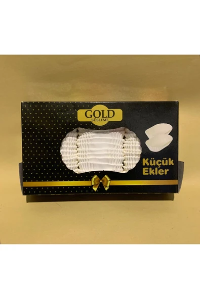 abnturk 1000 Adet Küçük Boy Isıya Dayanıklı Yanmaz Yapışmaz Ekler Kapsülü Muffin Kek Kalıbı 25*54mm 2mm - 2