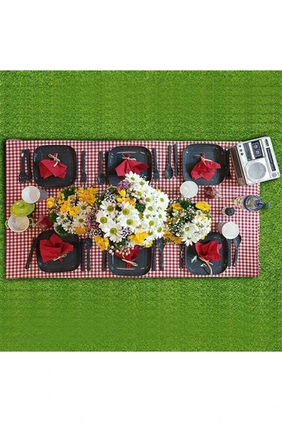 Titiz Sarı Piknik Seti Piknik Seti Çok Amaçlı Piknik Set - 4