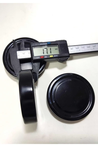 istoç 10 Adet 70mm Uzun Etekli Derin Geniş Kenar Metal Konserve Kavanoz Kapağı Içi %100 Sızdırmaz Silikon - 1