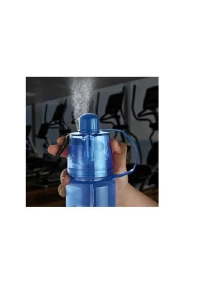ICF Serinleten Su Matarası,su Spreyli Serinletici Kırılmaz Matara Suluk 600g Sağlıklı Özel Gıda Plastiği - 4