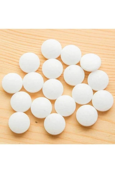 abnturk Misket Naftalin Tablet 100gr 30-35 Adet Pisuvar Lavabo Kötü Koku Önleyici Tableti Haşere Güve Kovucu