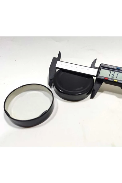 istoç 10 Adet 70mm Uzun Etekli Derin Geniş Kenar Metal Konserve Kavanoz Kapağı Içi %100 Sızdırmaz Silikon - 3