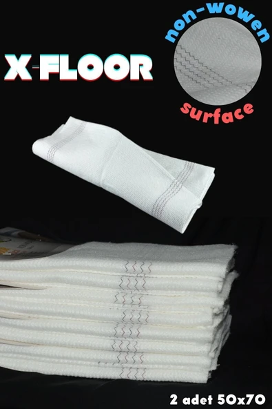 Proff X-floor 2 Adet Büyük Boy Mucize Yer Silme Bezi - Temizlik Bezi - Sıkması Rahat Yer Bezi -50x70- - Resim 3