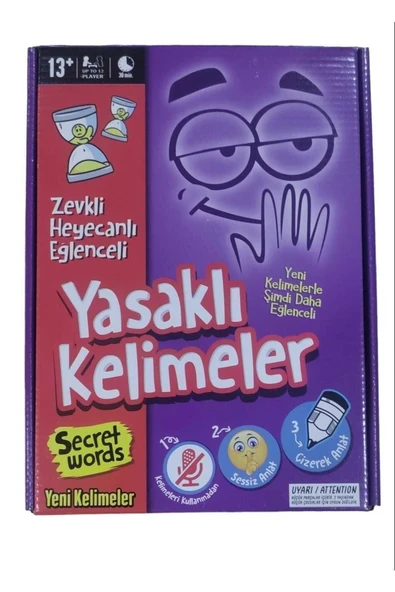 abnturk Yasaklı Kelimeler Secret Words Dünyanın En Zevkli Heyecanlı Eğlenceli Kelime Üretme Oyunudur - 1