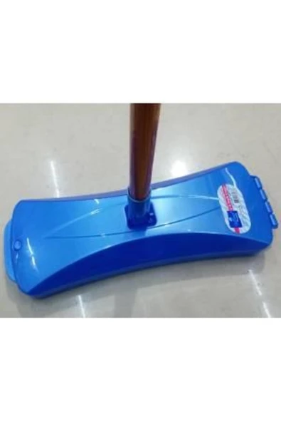 abnturk Elektrik+Şarj Derdi Yok 110cm Metal Saplı Pratik Halı Süpürgesi 6 Döner Fırçalı Gırgır Plastik Hazne - Resim 4