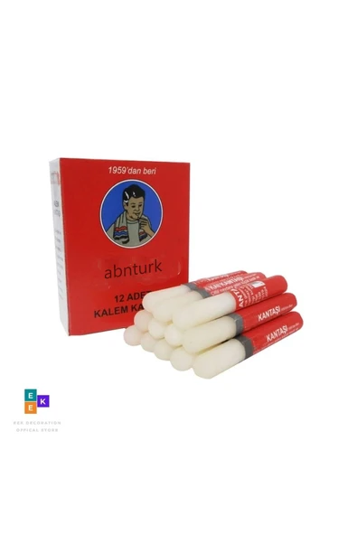 abnturk 12 Li Kutu Kalem Kantaşı Tıraş Sonrası Çiziklerde Kanama Durduran Alümi Kan Taşı Ekonomik Berber Tip