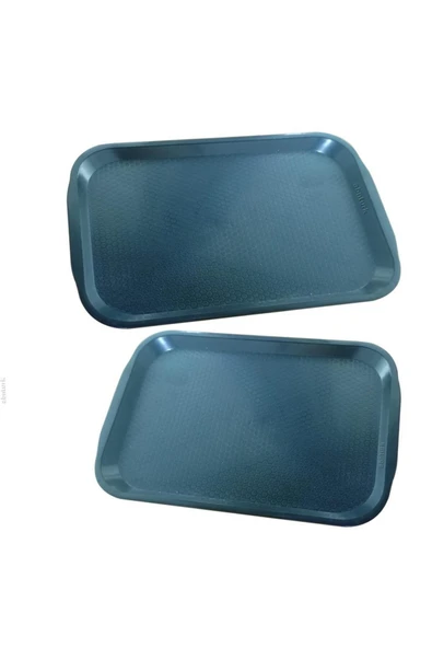abnturk 5 Adet Küçük Boy Kırılmaz Tepsi 29x21cm Büfe Fast Food Tepsisi Kırılmaz Kaydırmaz En Sağlam Tepsi