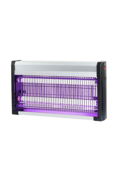 abnturk 30 Watt Mor Işıklı Yeni Nesil Sinek Öldürücü 2x15W Cızz Sivrisinek Yokedici Tavana Asılan 2 Lambalı - 2