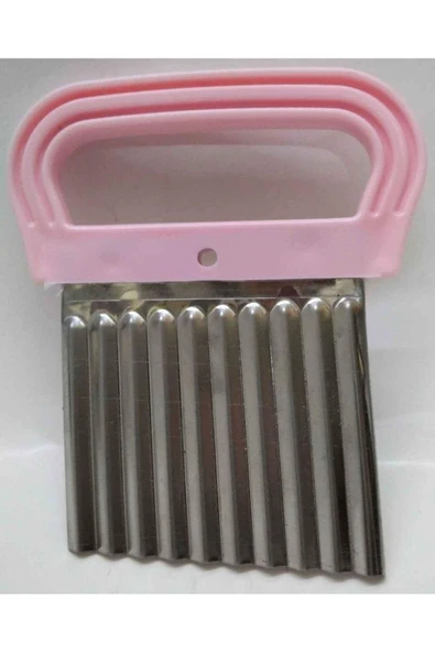 İstoç Türk Metal Sebze, Meyve, Patates Dilimleyici Cips Kesme Aparatı D-Raf - 1