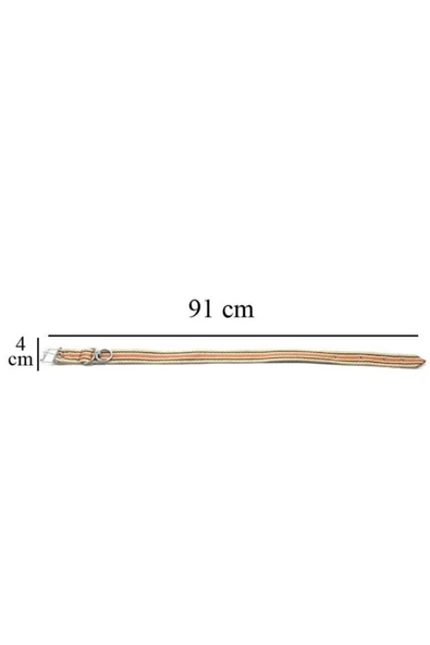 abnturk Iri Köpekler Ve Buzağı Için Büyük Dokuma Tasma 68-85cm Boyun Çevr - 2