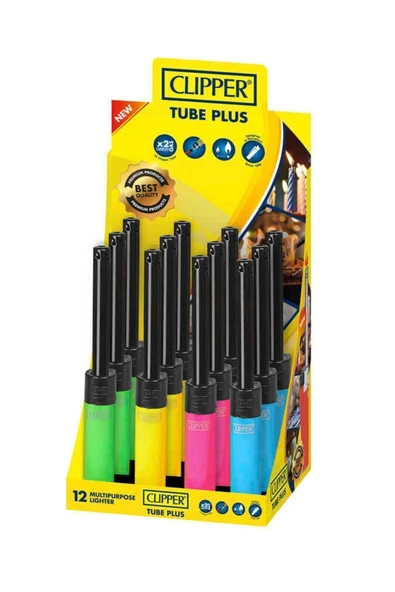 Clipper Tube Plus Kamp Piknik Mutfak İçin Büyük Çakmak 1 Adet - 2