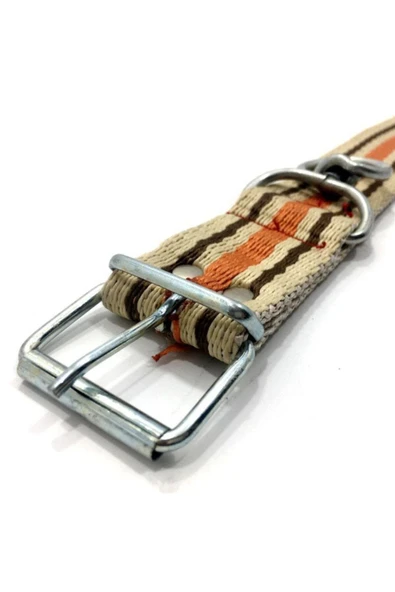 abnturk Iri Köpekler Ve Buzağı Için Büyük Dokuma Tasma 68-85cm Boyun Çevr - 3