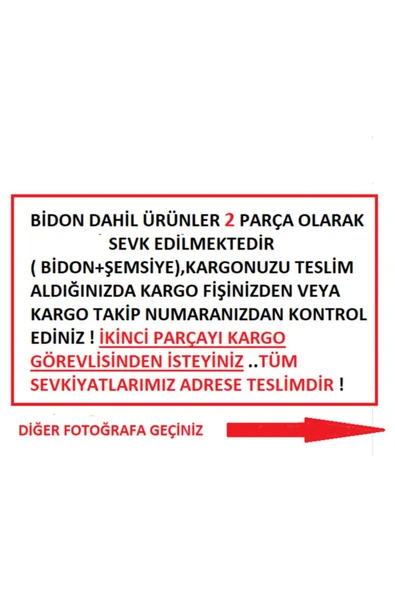 2 Mt Çapında 1. Sınıf Plaj Şemsiyesi 19lt Bidon Dahil Şemsiye - 4