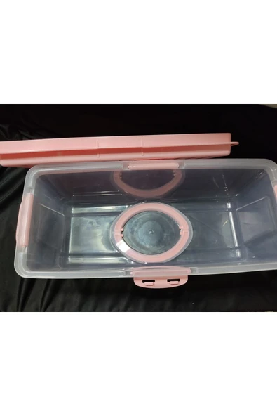 abnturk Pembe Baton Pasta Saklama Kabı 36x15x33 cm - 2