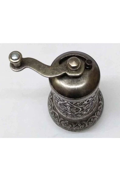 İstoç Türk Ürün Küçüktür Başlıkta Küçük El Kahve Değirmeni Yazıyor 12 Cm Metal Değirmen - 2