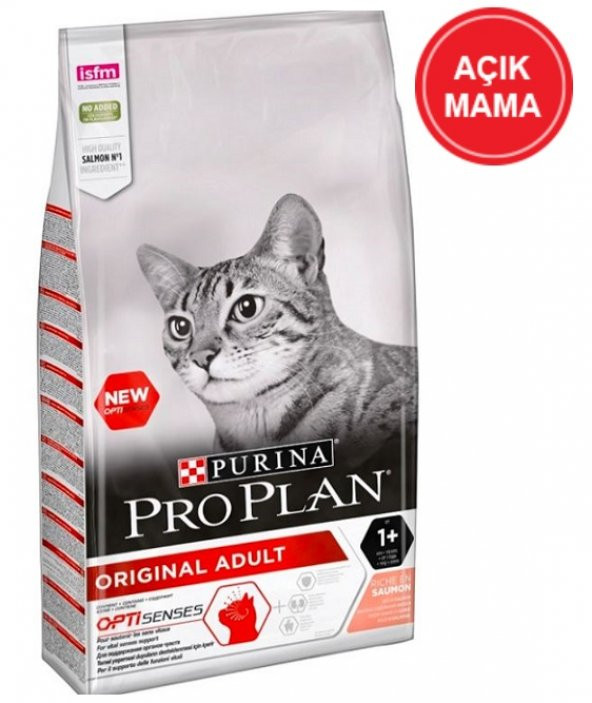 Pro Plan Somonlu ve Pirinçli Yetişkin Kedi Açık Mama 2 KG