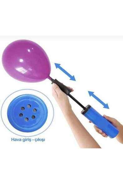abnturk Balon Şişirme Pompası Çift Taraflı Hızlı - 2