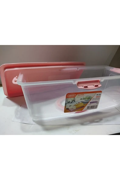 abnturk Pembe Baton Pasta Saklama Kabı 36x15x33 cm - 3