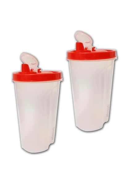 abnturk 2 Adet Kırılmaz Yağdanlık Kolay Dolan Sosluk Sirkelik Ölçekli 500 ml Su Süt Meyve Suyu Sıvı Yağlık