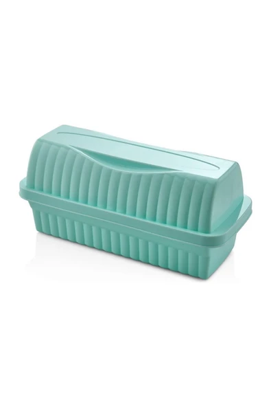 abnturk Tost Ekmekliği Baton Kek Saklama Kabı Plastik Ekmeklik Kutu - 1