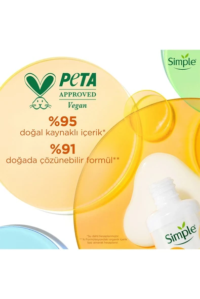 SİMPLE Booster Serum %10 C+F+E Vitamini Genç Görünen ve Aydınlık Cilt İçin 30 ml - 8
