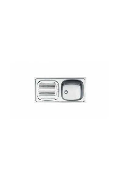 Teka Ebm 45 Sol Paslanmaz Çelik Tek Hazneli Evye 40132022 (PA350N1202) - 1