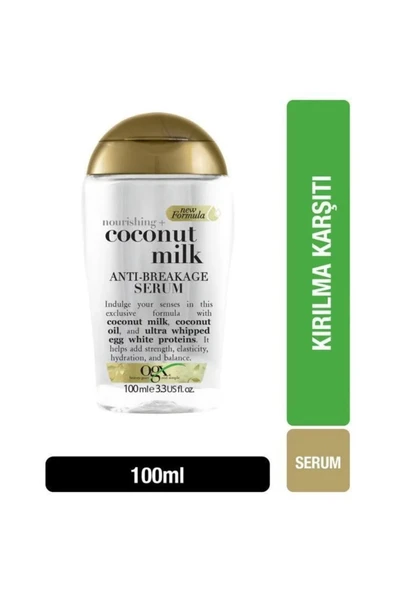 OGX Coconut Milk Hindistan Cevizi Sütü Kırılma Karşıtı Serum 100 ml